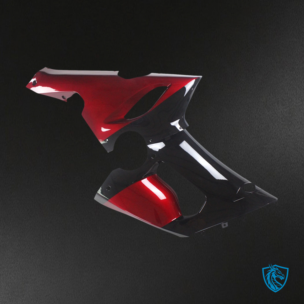 Kawasaki ZX6R (2005-2006) Black & Red - Fairing Kit