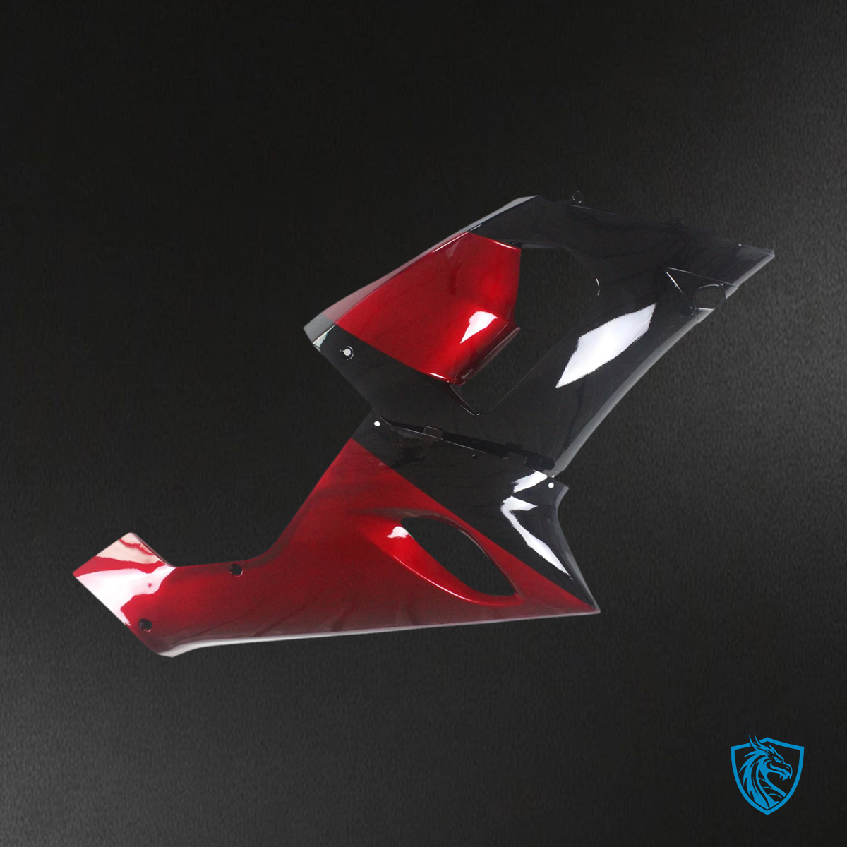 Kawasaki ZX6R (2005-2006) Black & Red - Fairing Kit