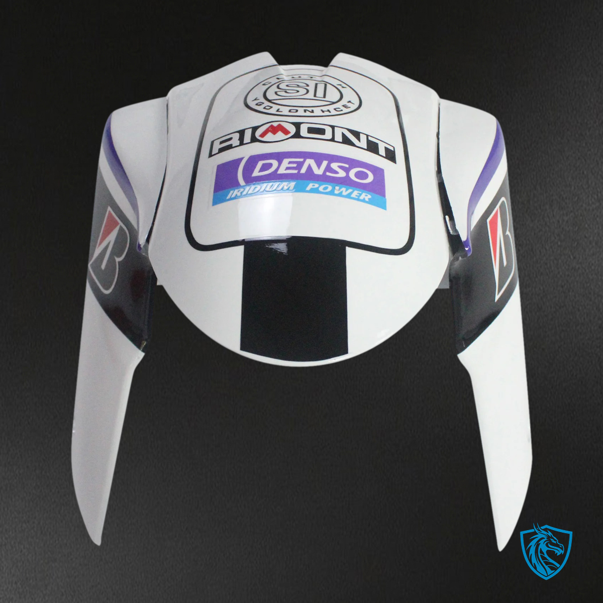 Kawasaki ZX6R (2005-2006) Black & White Playboy - Fairing Kit