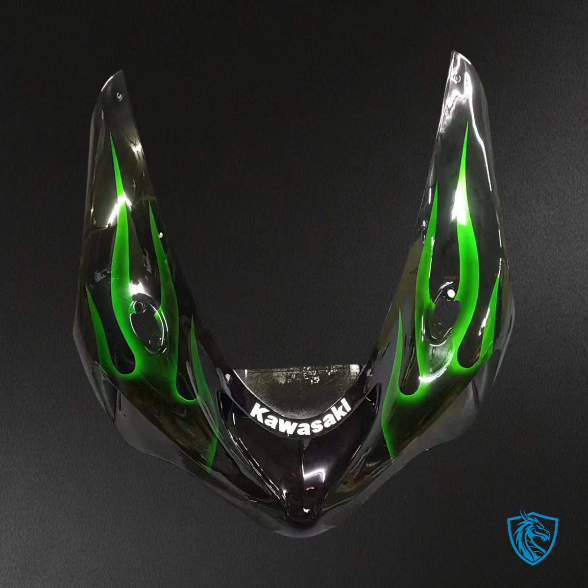 Kawasaki ZX6R (2005-2006) Green & Black - Fairing Kit