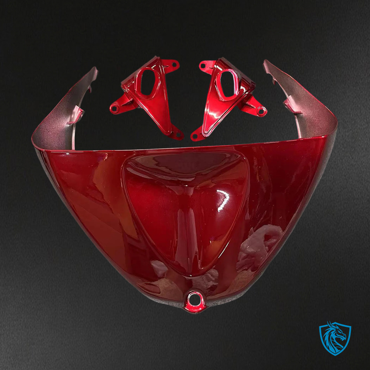 Kawasaki ZX6R (2005-2006) Red & Black - Fairing Kit