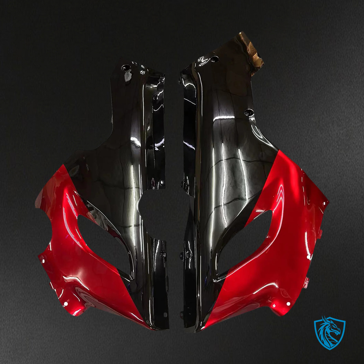Kawasaki ZX6R (2005-2006) Red & Black - Fairing Kit