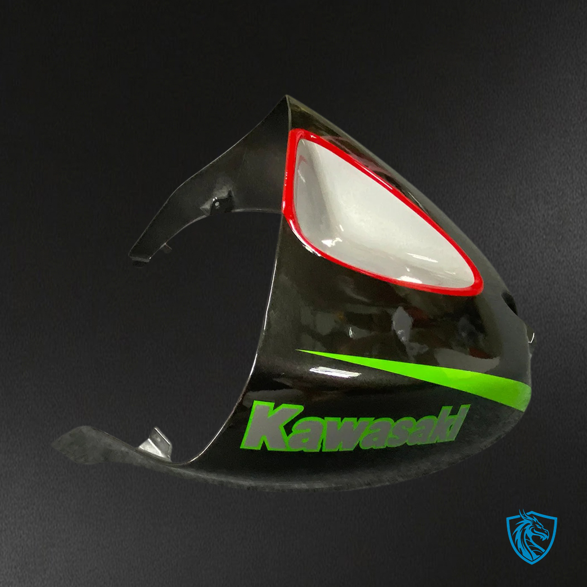 Kawasaki ZX6R (2005-2006) Red Green Line & Black - Fairing Kit