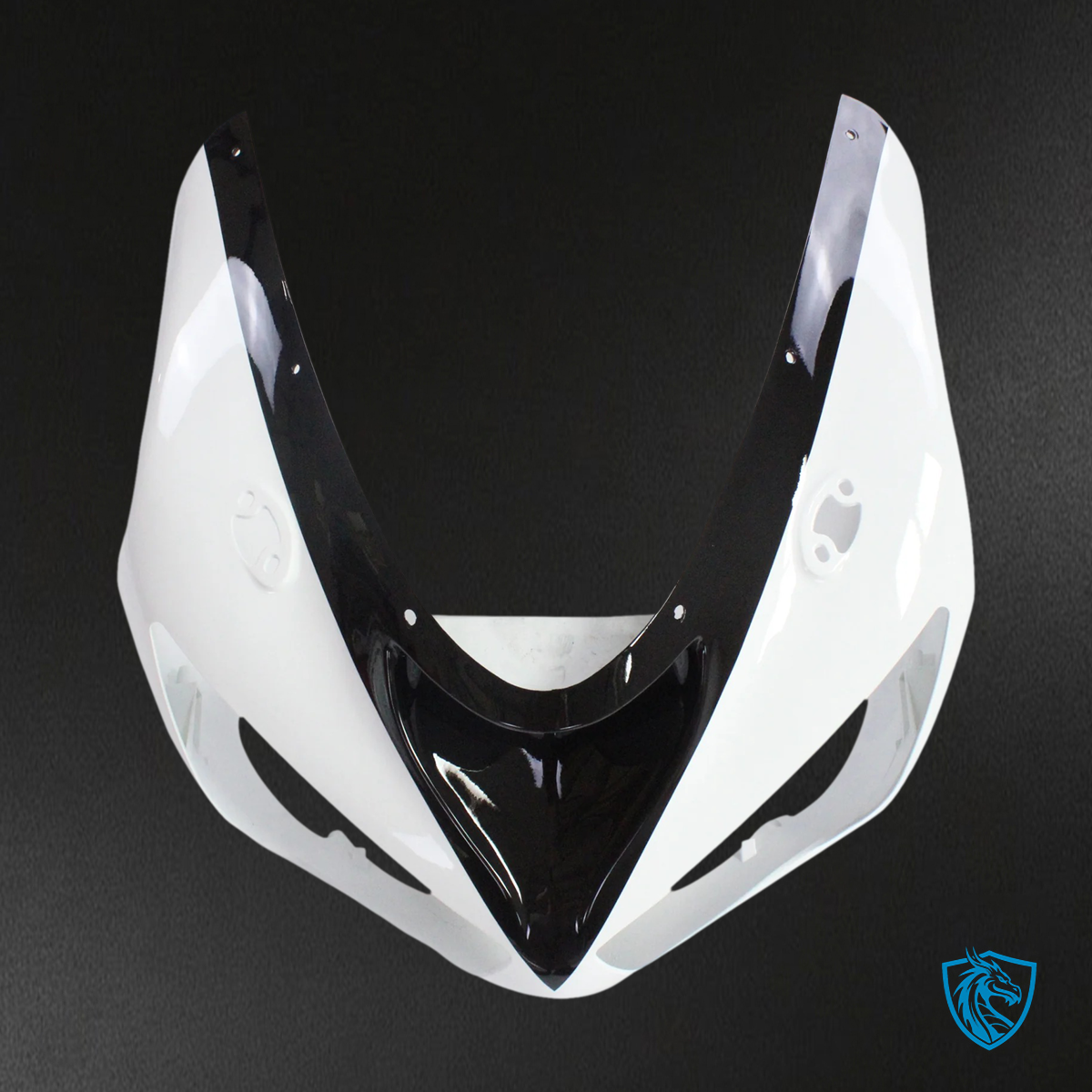 Kawasaki ZX6R (2005-2006) White & Black - Fairing Kit