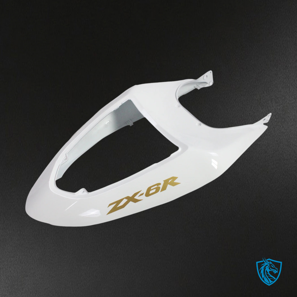 Kawasaki ZX6R (2005-2006) White & Black - Fairing Kit