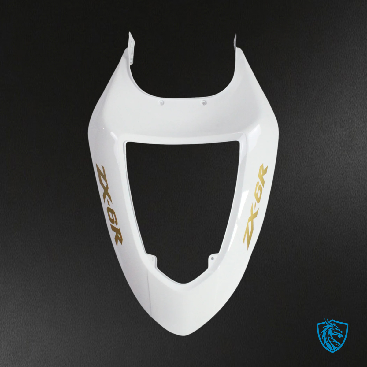 Kawasaki ZX6R (2005-2006) White & Black - Fairing Kit