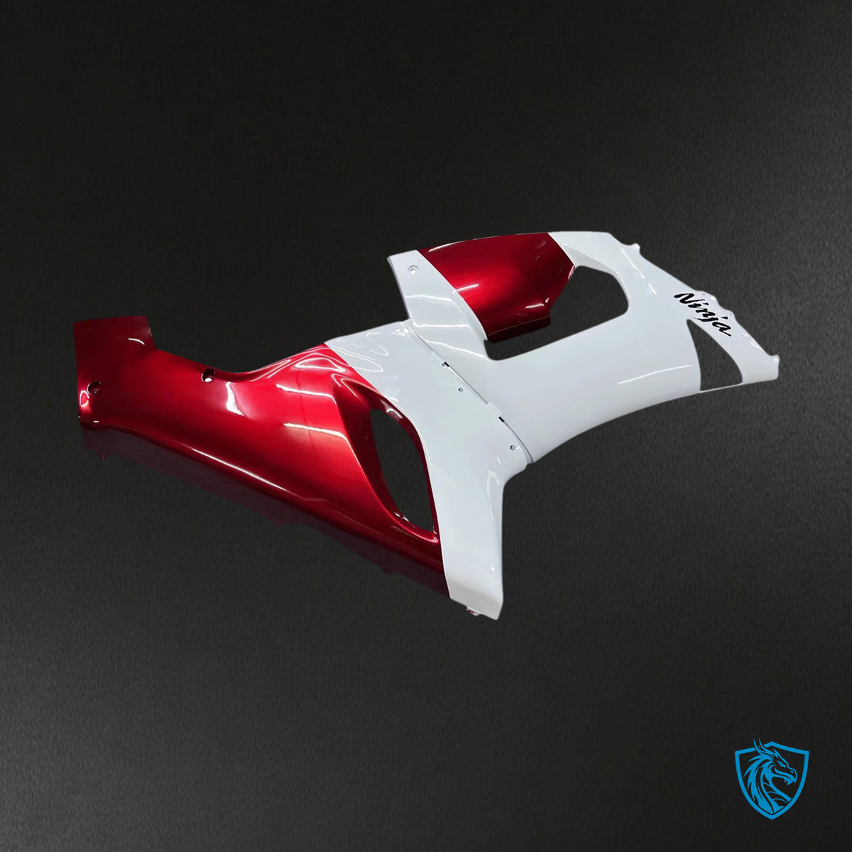 Kawasaki ZX6R (2005-2006) White & Red - Fairing Kit