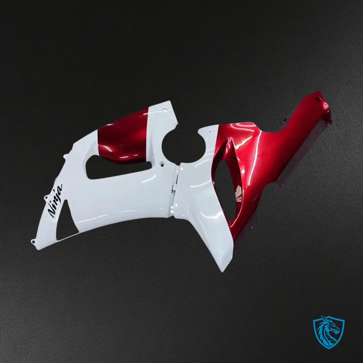 Kawasaki ZX6R (2005-2006) White & Red - Fairing Kit