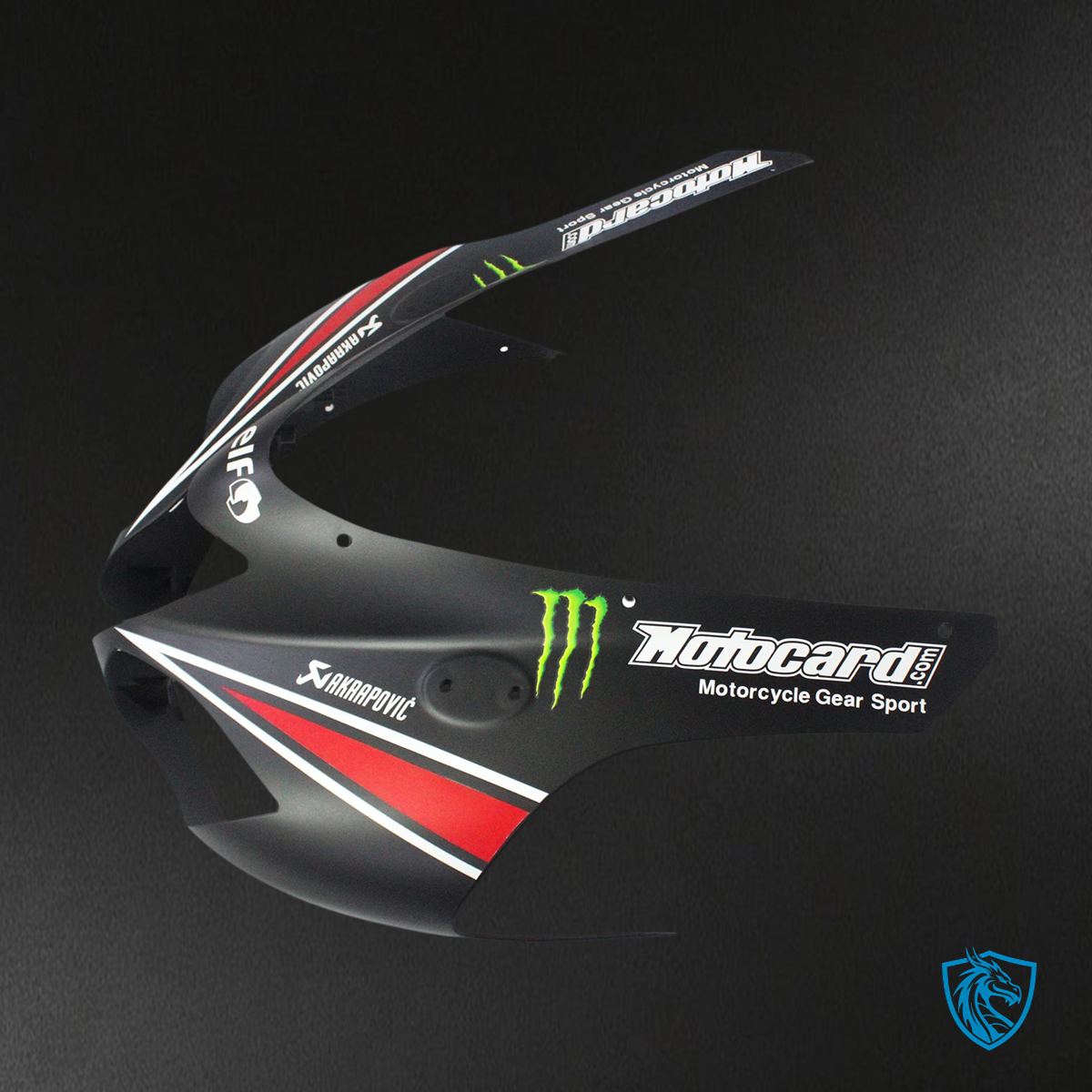 Kawasaki ZX6R (2007-2008) Black & Red Claw - Fairing Kit