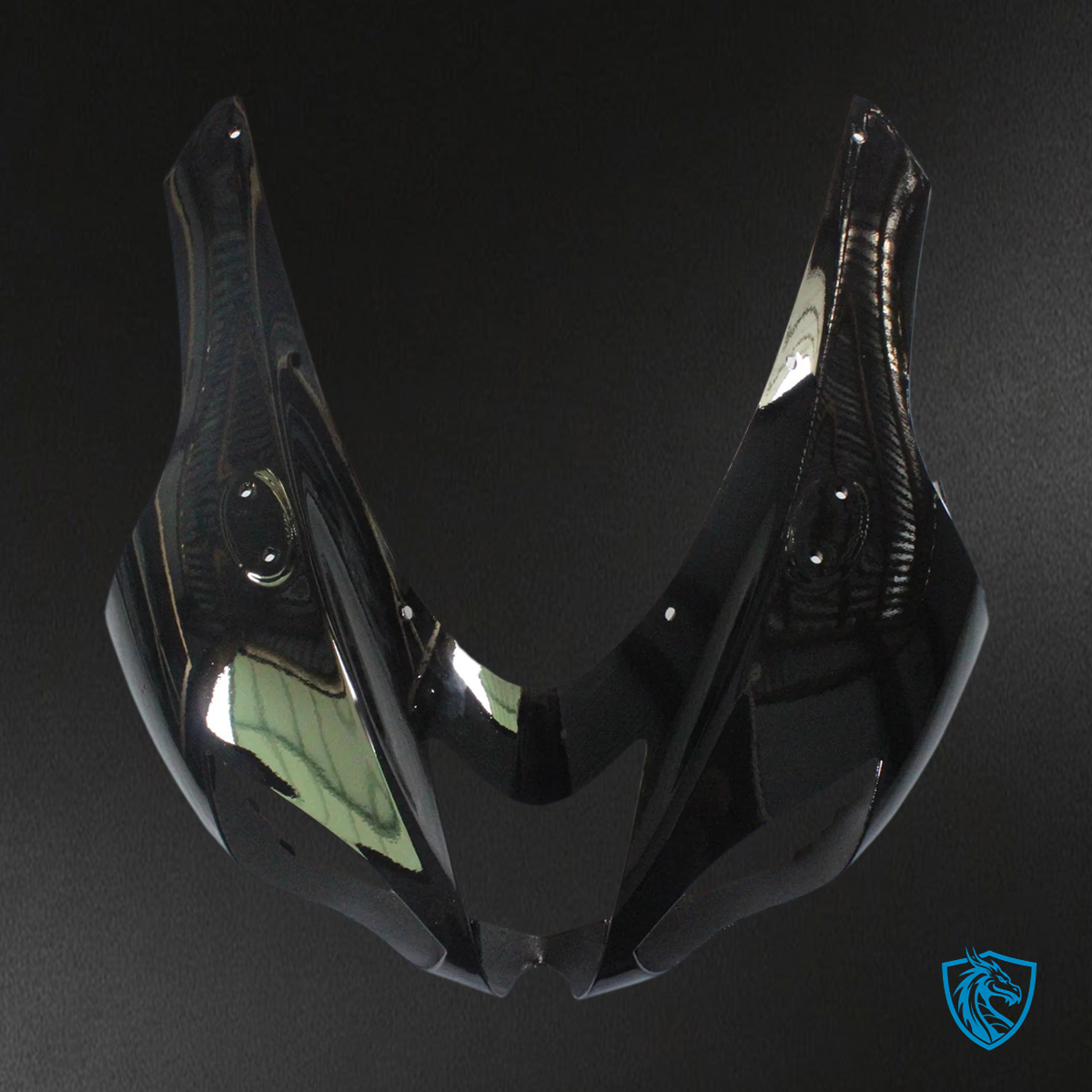 Kawasaki ZX6R (2007-2008) Black, Sliver & Red - Fairing Kit