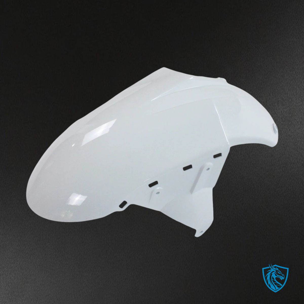Kawasaki ZX6R (2007-2008) Black & White - Fairing Kit