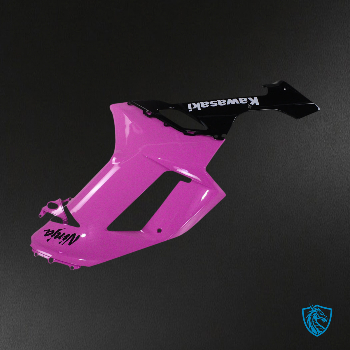 Kawasaki ZX6R (2007-2008) Black & pink - Fairing Kit