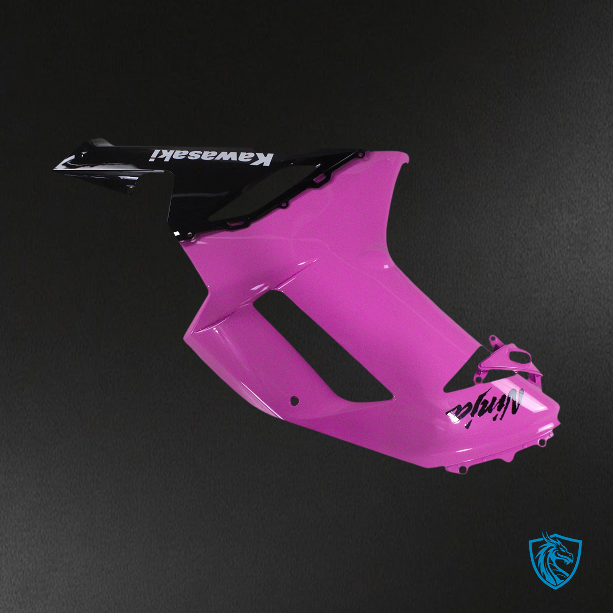 Kawasaki ZX6R (2007-2008) Black & pink - Fairing Kit