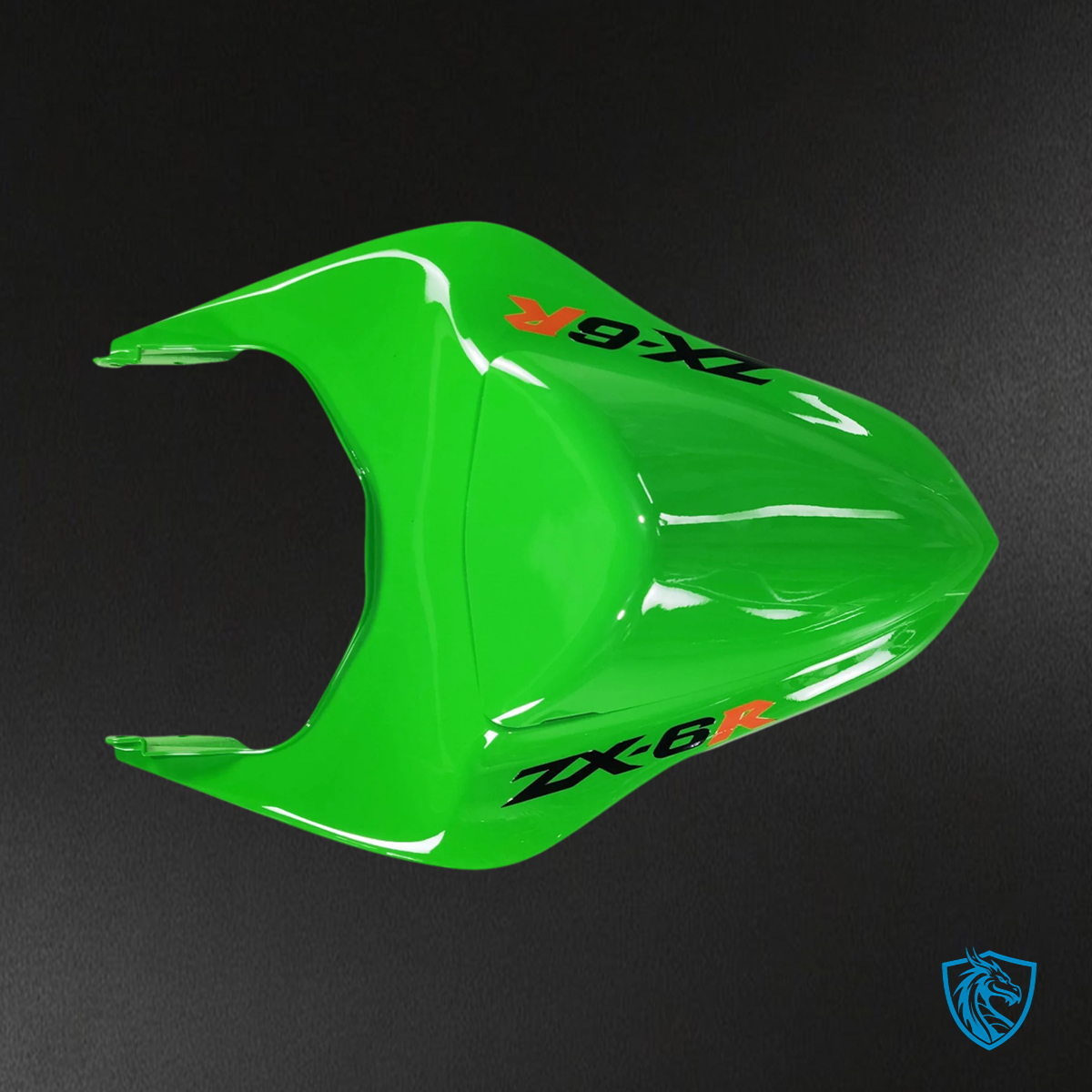 Kawasaki ZX6R (2007-2008) Green & Black - Fairing Kit
