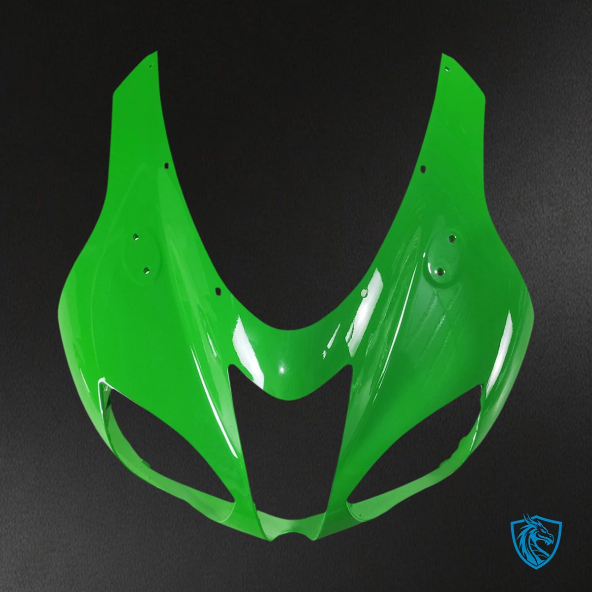 Kawasaki ZX6R (2007-2008) Green & Black - Fairing Kit