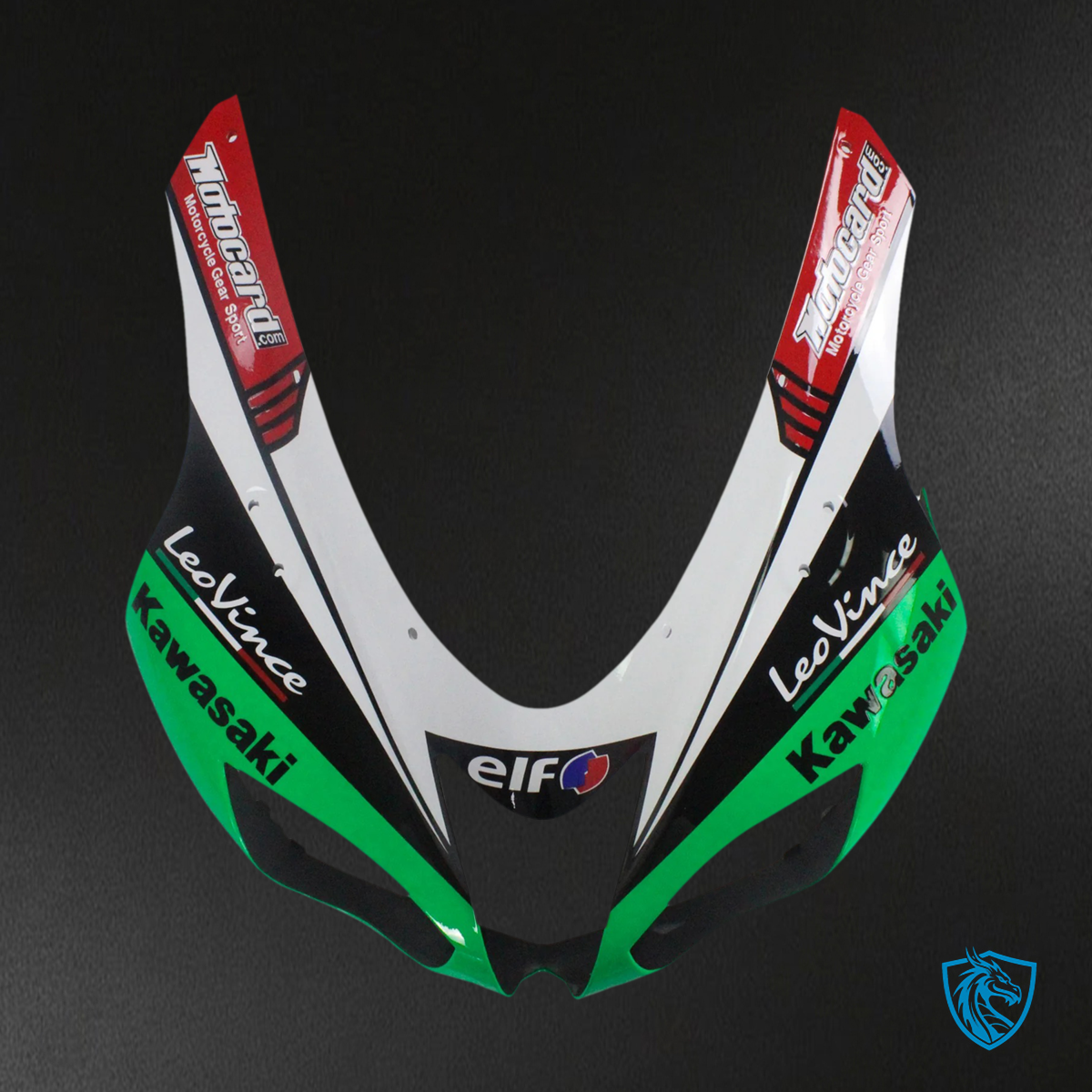 Kawasaki ZX6R (2007-2008) Green, Red & White - Fairing Kit