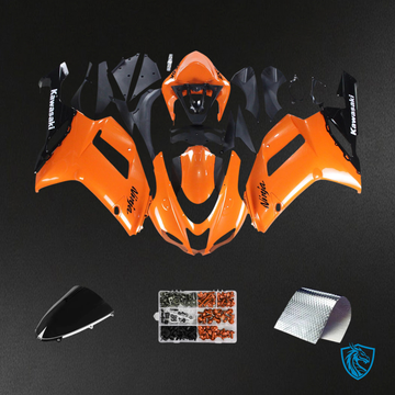 Kawasaki ZX6R (2007-2008) Orange - Fairing Kit