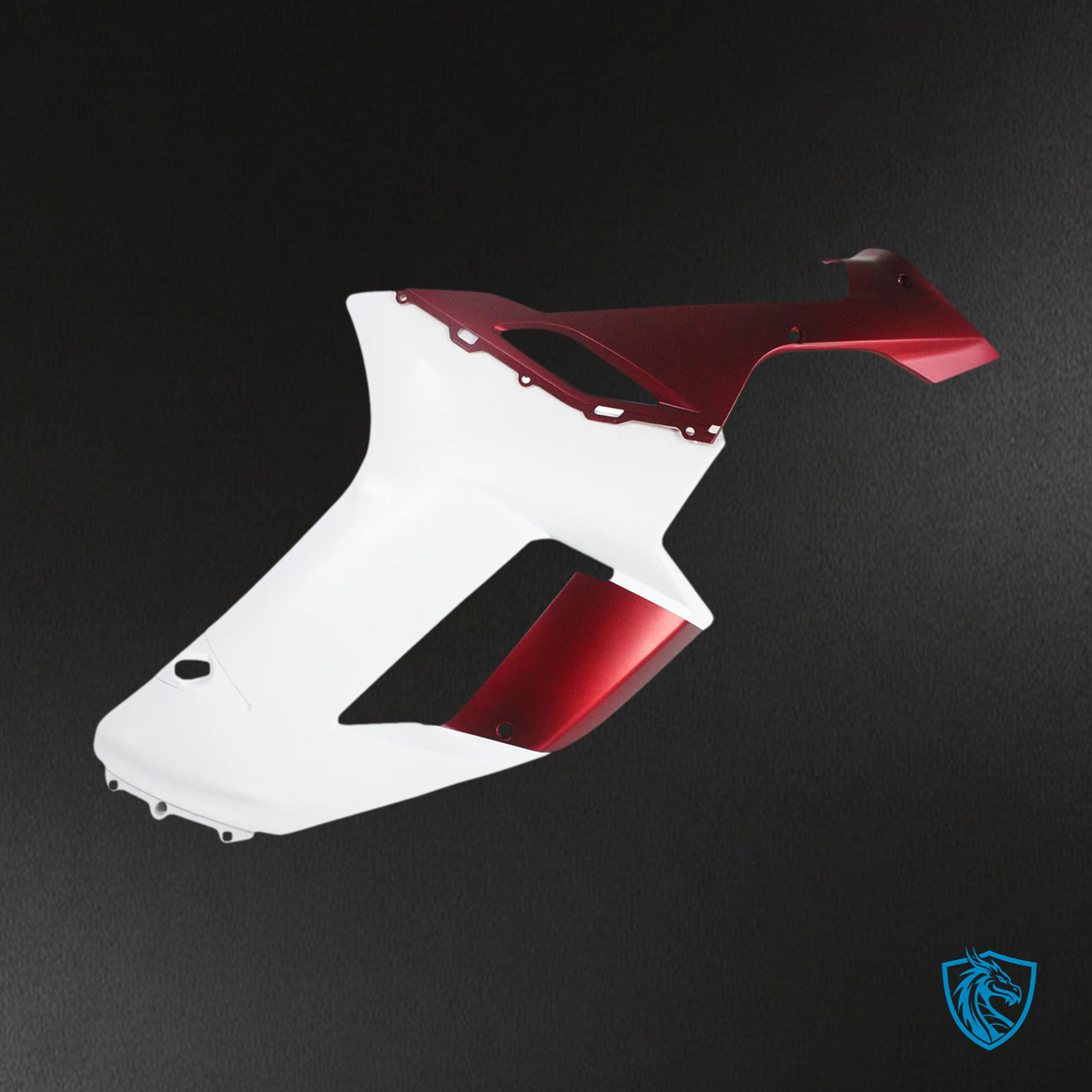 Kawasaki ZX6R (2007-2008) Red & White - Fairing Kit