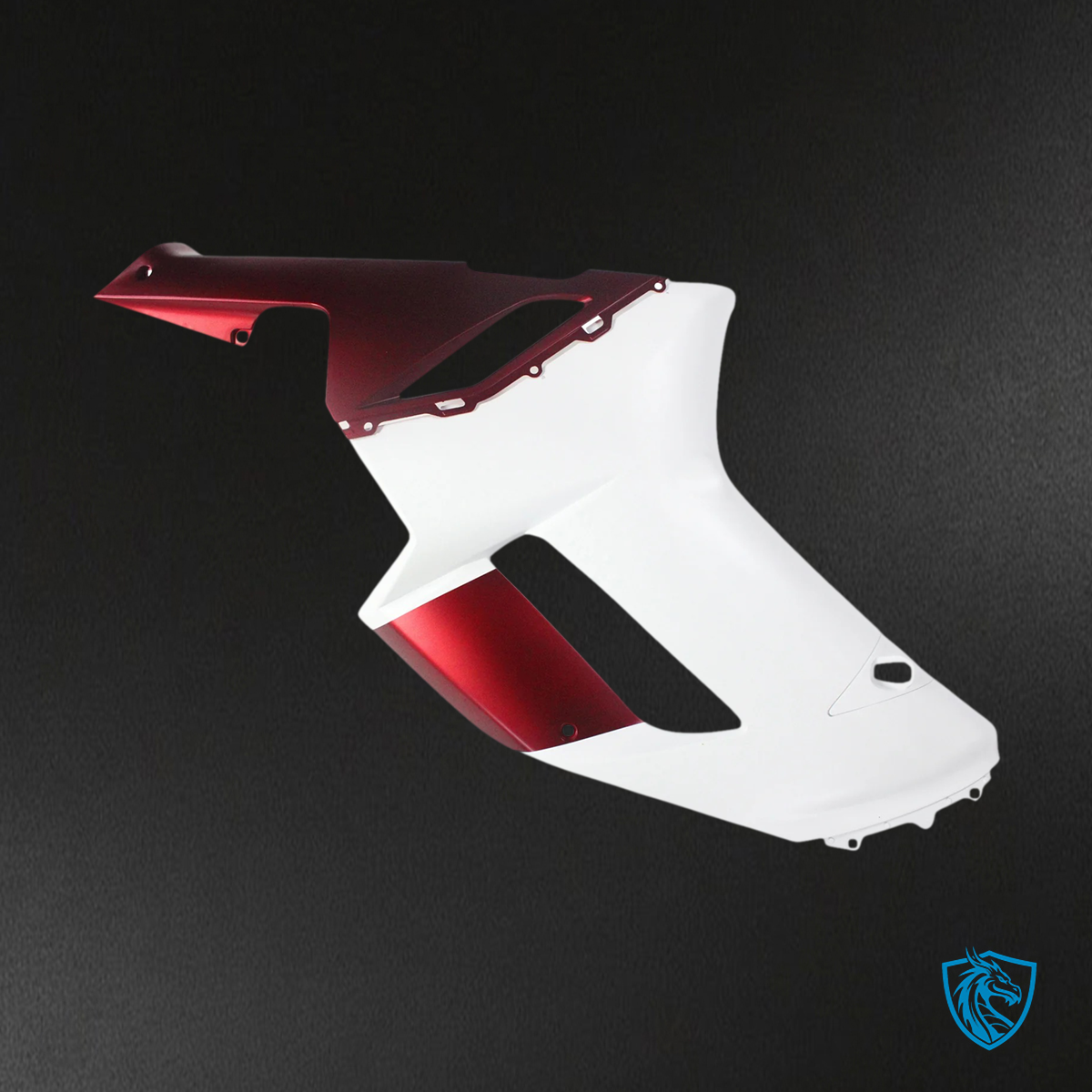 Kawasaki ZX6R (2007-2008) Red & White - Fairing Kit