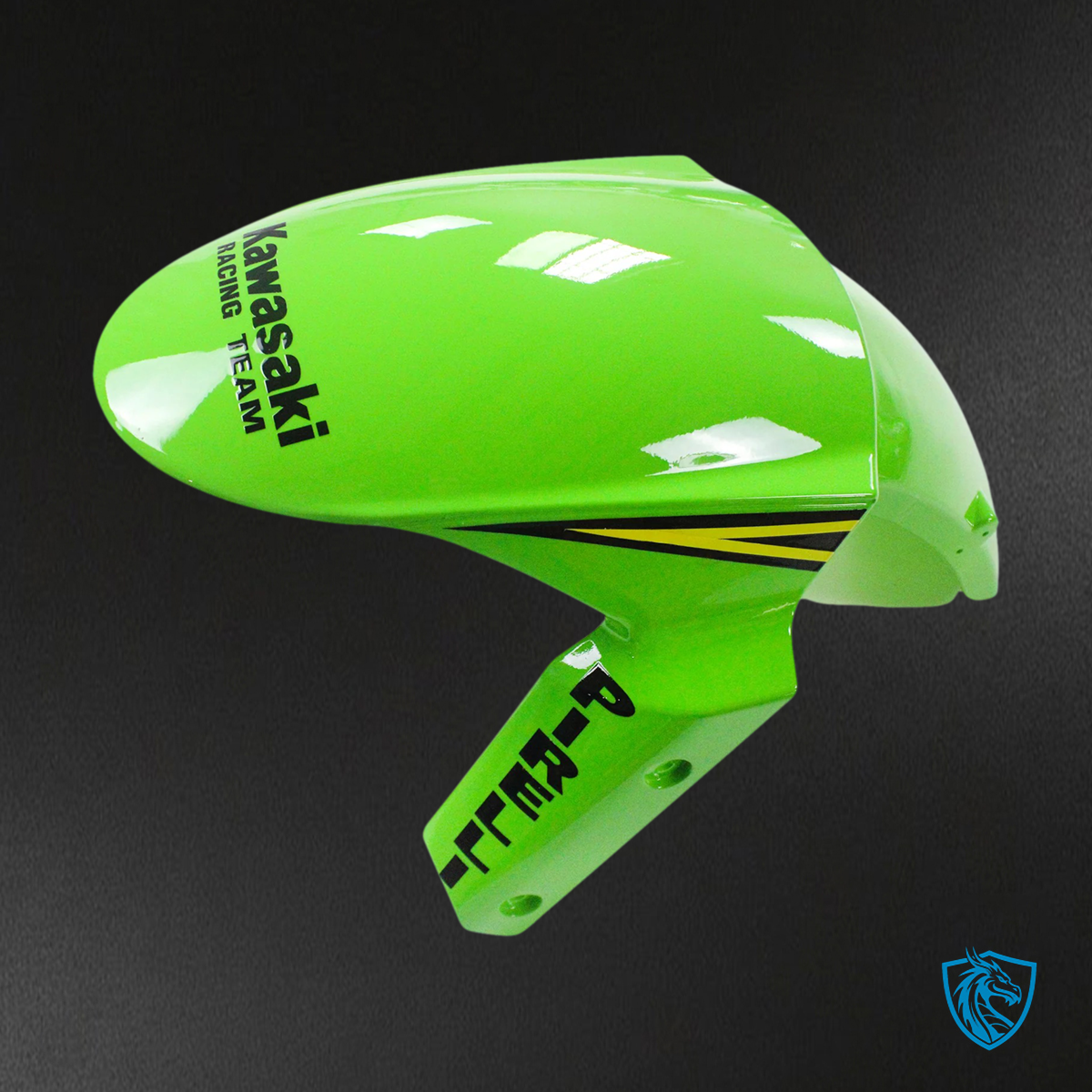 Kawasaki ZX6R (2009-2012) Black & Green Claw - Fairing Kit