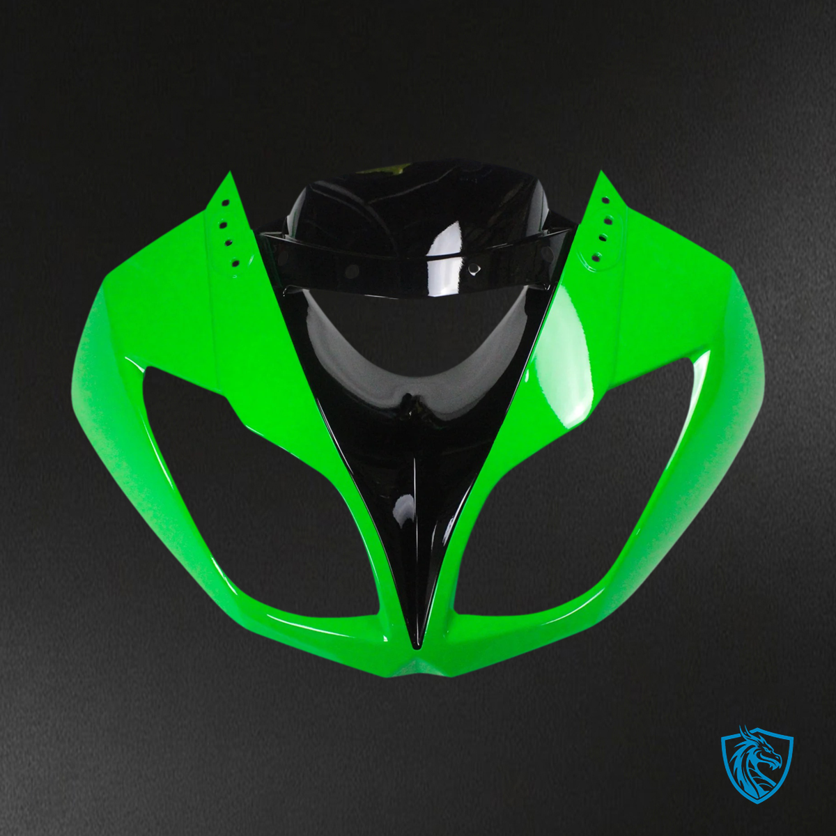 Kawasaki ZX6R (2009-2012) Black & Green - Fairing Kit