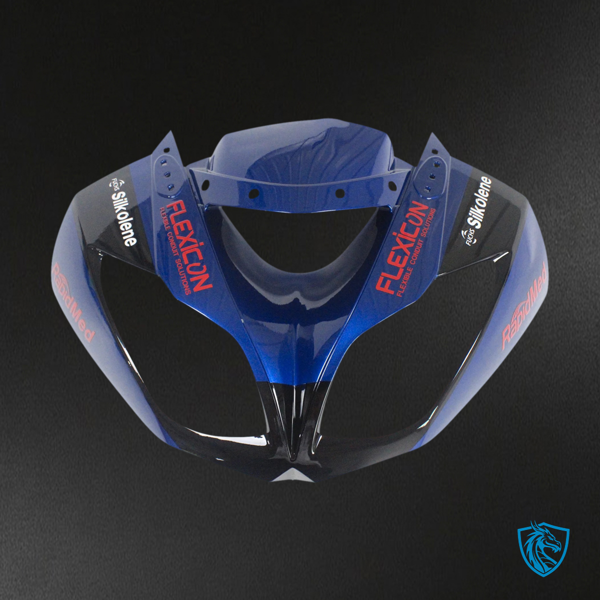 Kawasaki ZX6R (2009-2012) Blue & Mix Black - Fairing Kit