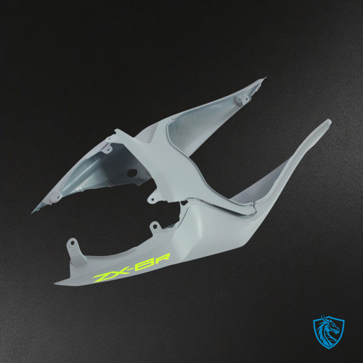 Kawasaki ZX6R (2009-2012) Gray & Yellow - Fairing Kit