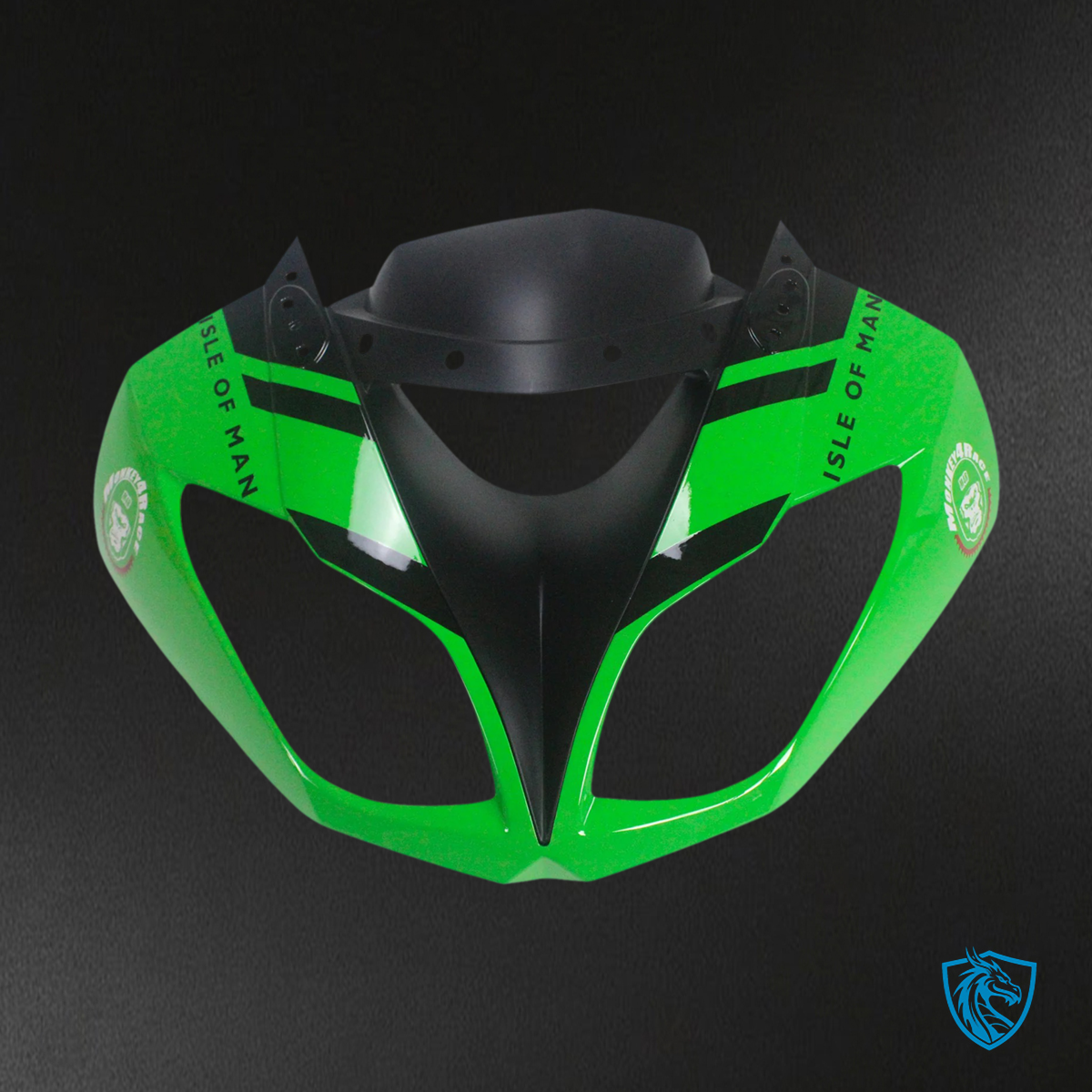 Kawasaki ZX6R (2009-2012) Green, Red & Black - Fairing Kit