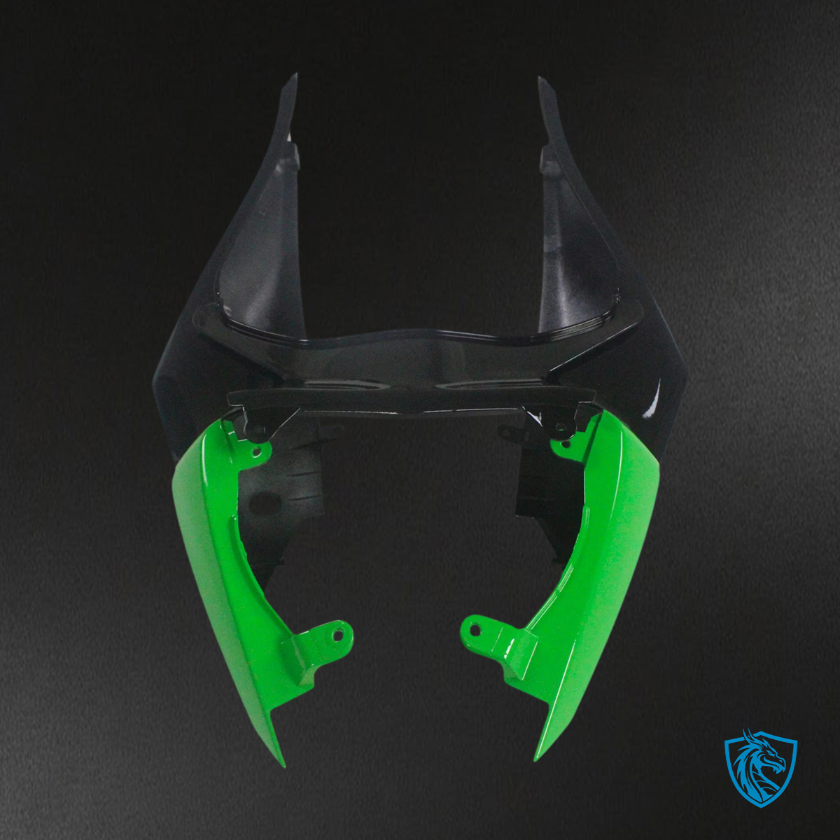Kawasaki ZX6R (2009-2012) Green, Red & Black - Fairing Kit