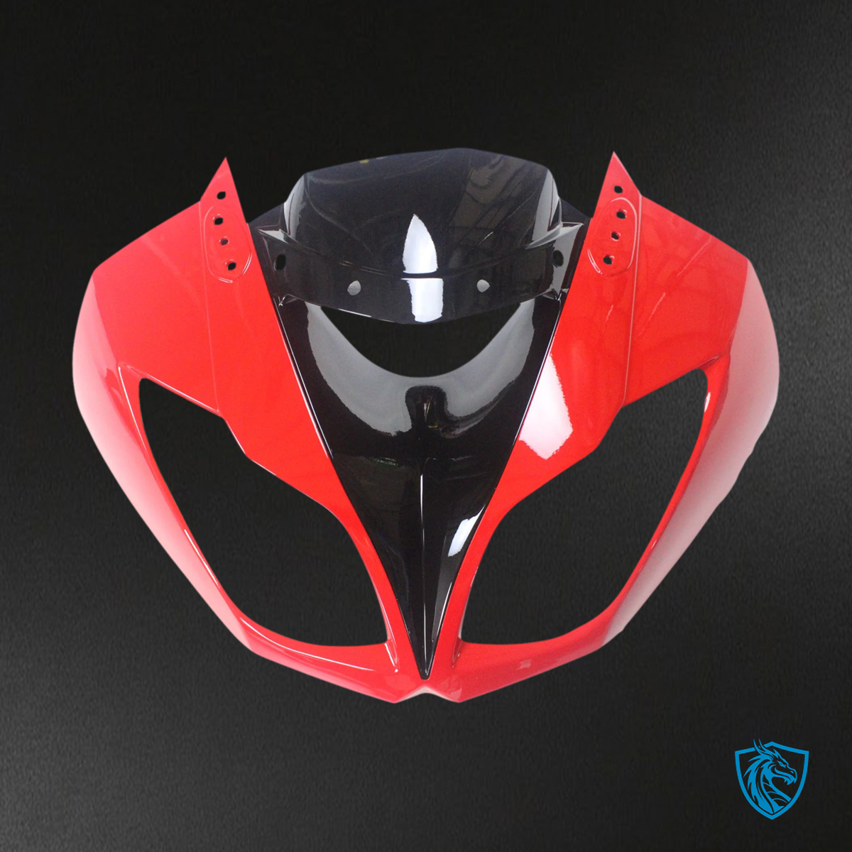Kawasaki ZX6R (2009-2012) Red & Mix Black - Fairing Kit