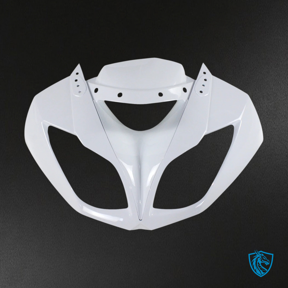 Kawasaki ZX6R (2009-2012) White & Black - Fairing Kit