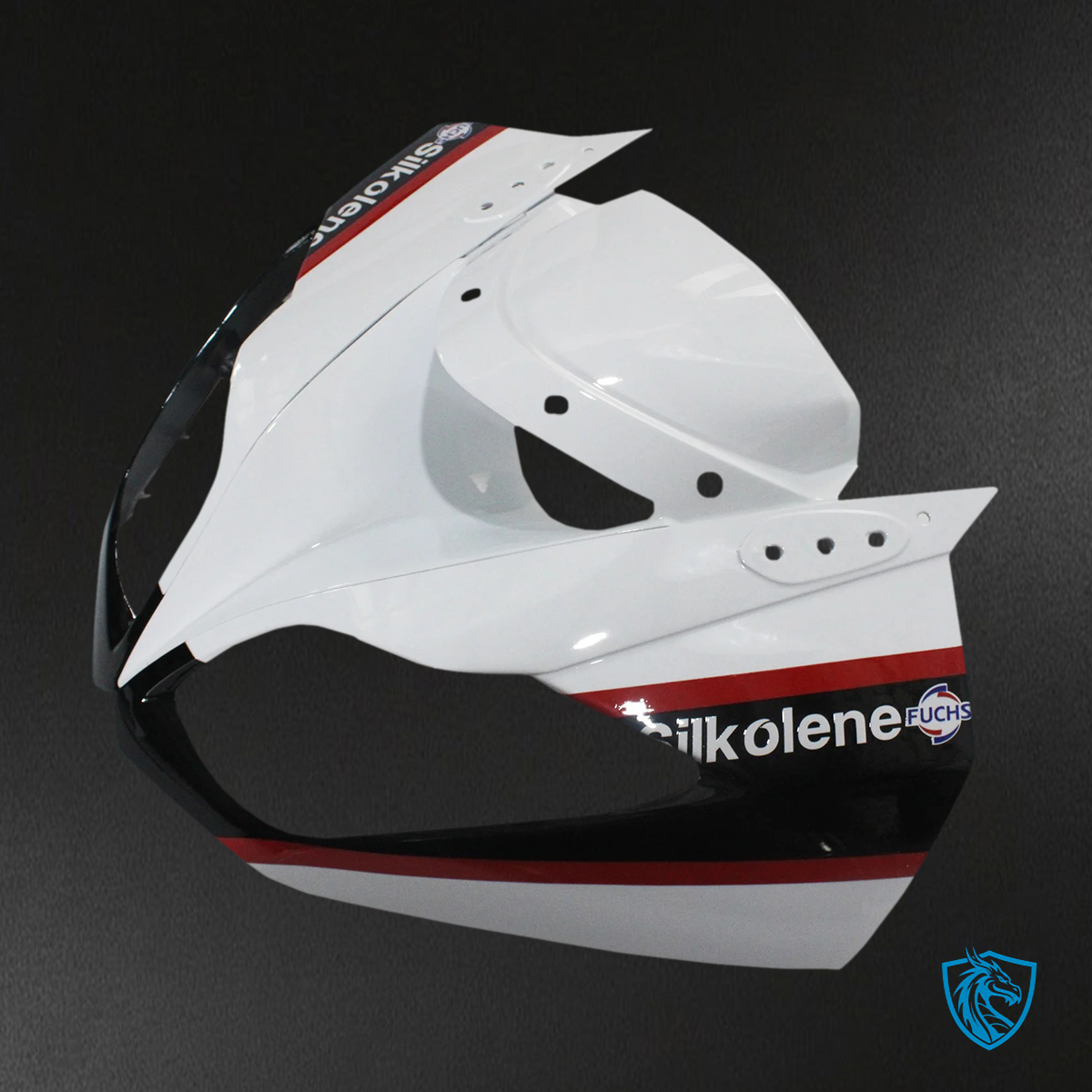 Kawasaki ZX6R (2009-2012) White, Green & Black - Fairing Kit