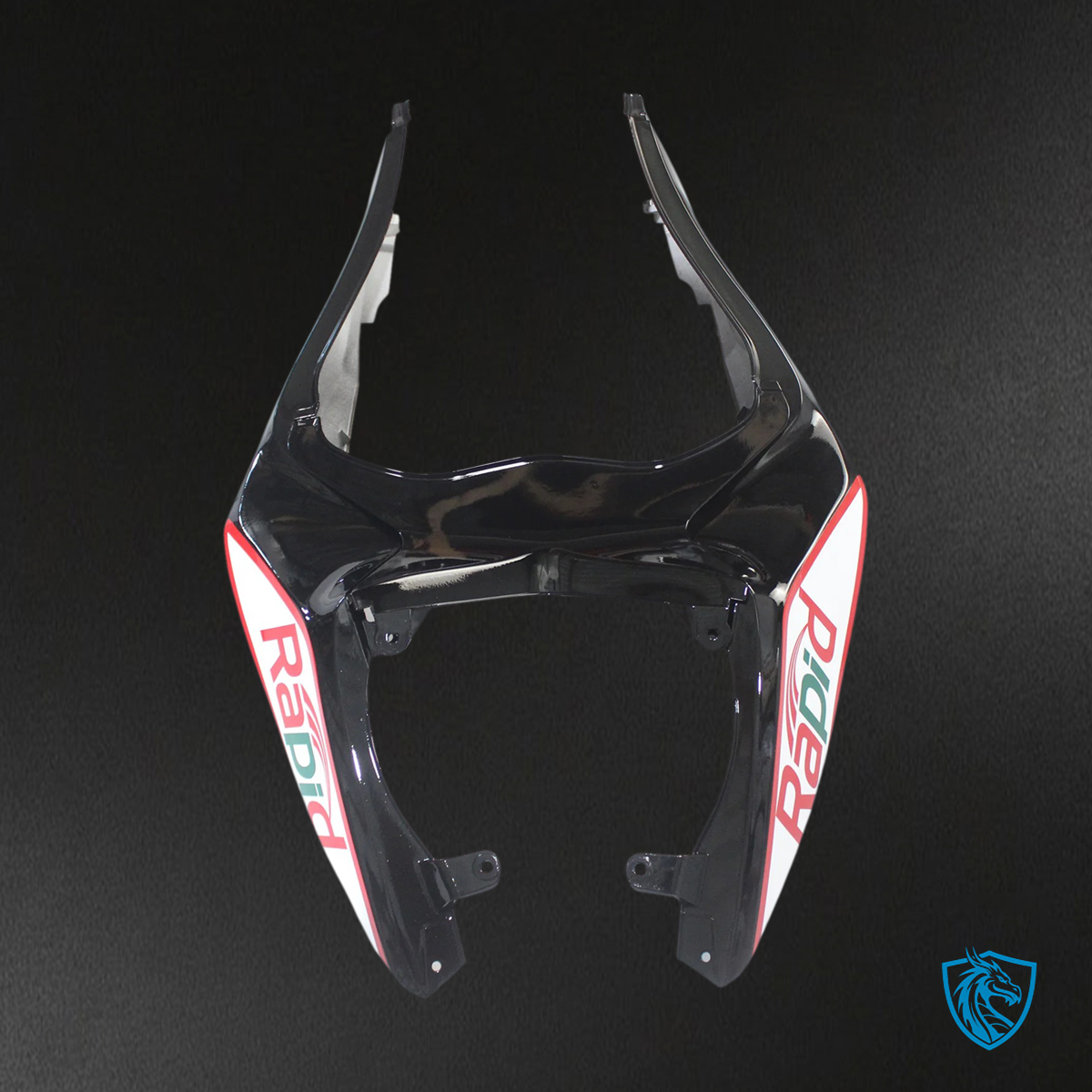 Kawasaki ZX6R (2013-2018) Black & White - Fairing Kit