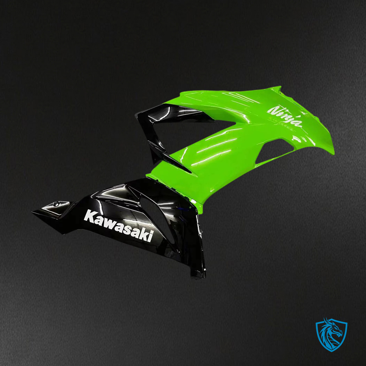 Kawasaki ZX6R (2013-2018) Green & Black - Fairing Kit