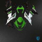 White, Green & Black
