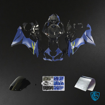 Kawasaki ZX6R (2019-2023) Black & Blue - Fairing Kit
