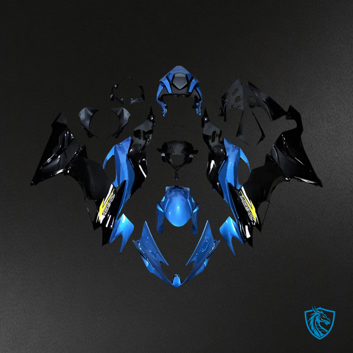 Kawasaki ZX6R (2019-2023) Blue & Black - Fairing Kit