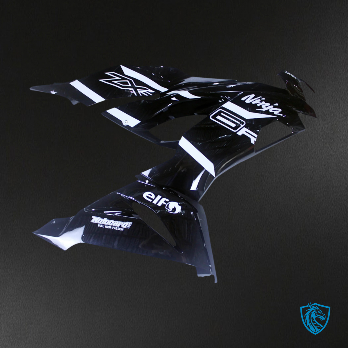 Kawasaki ZX6R (2019-2023) Black - Fairing Kit