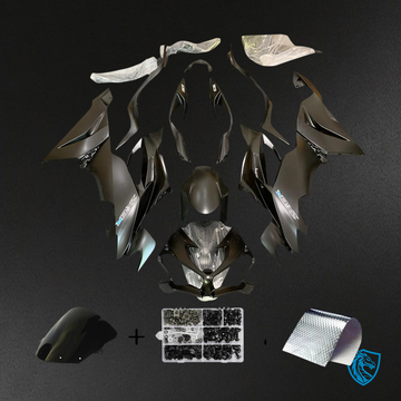 Kawasaki ZX6R (2019-2023) Matte Black - Fairing Kit