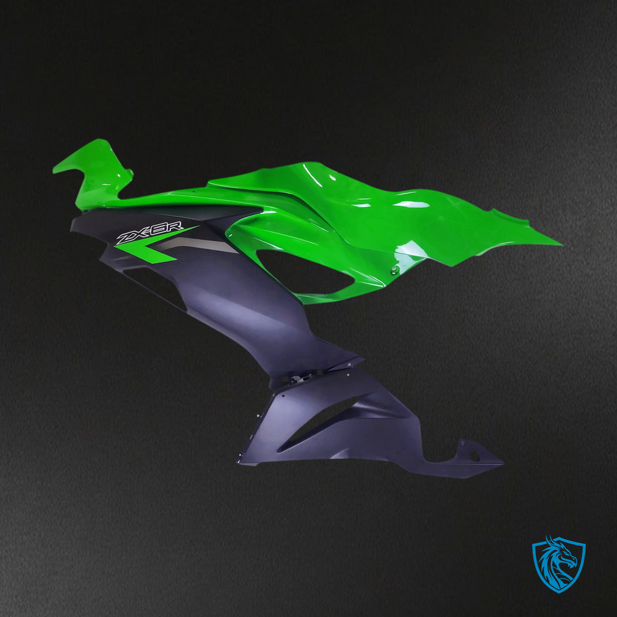 Kawasaki ZX6R (2019-2023) Green & Black - Fairing Kit