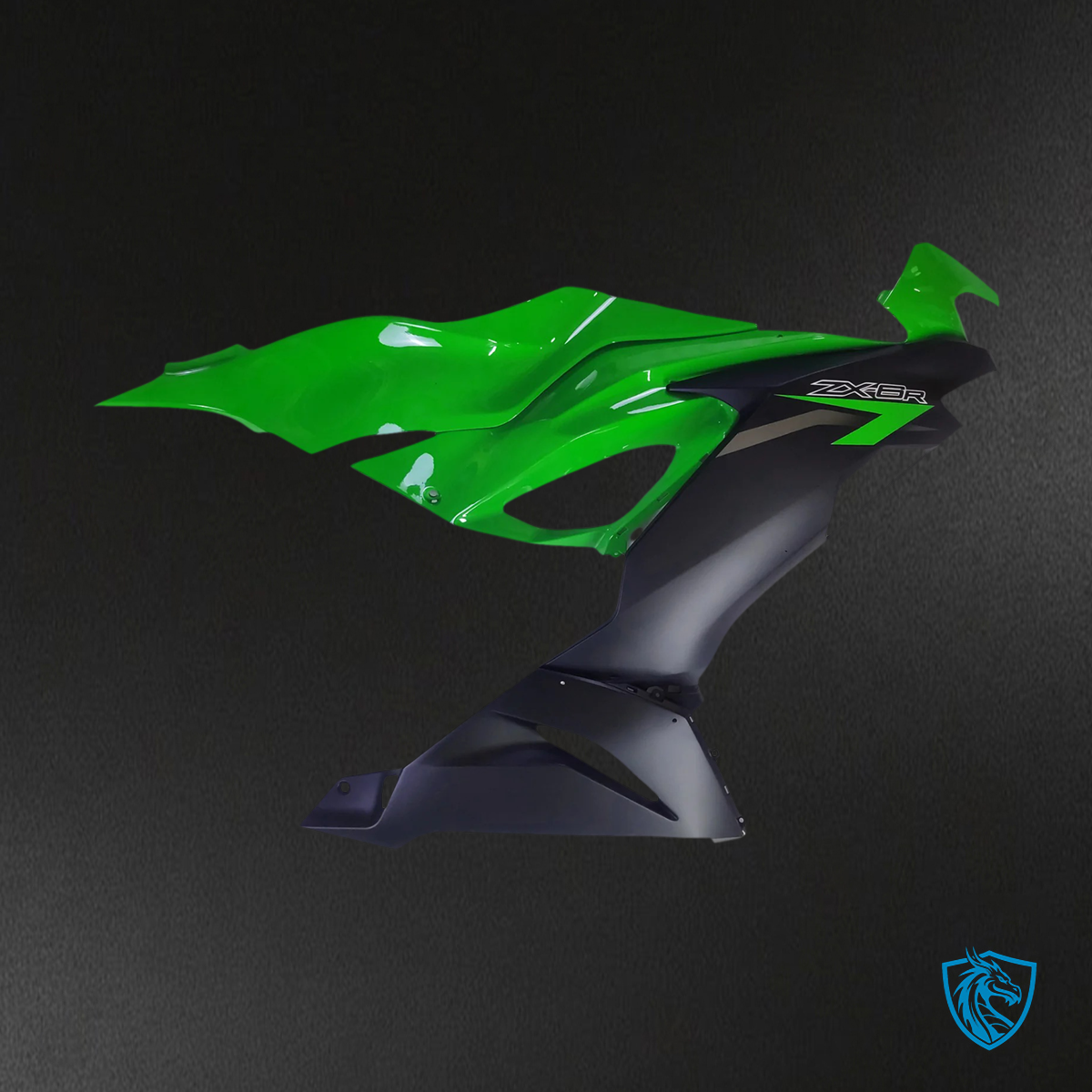 Kawasaki ZX6R (2019-2023) Green & Black - Fairing Kit