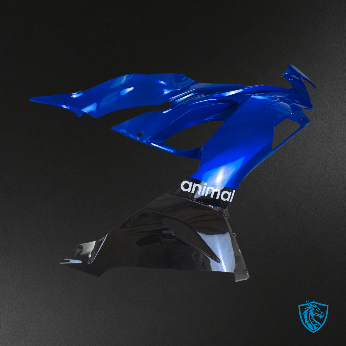 Kawasaki ZX6R (2019-2023) Black & Blue - Fairing Kit
