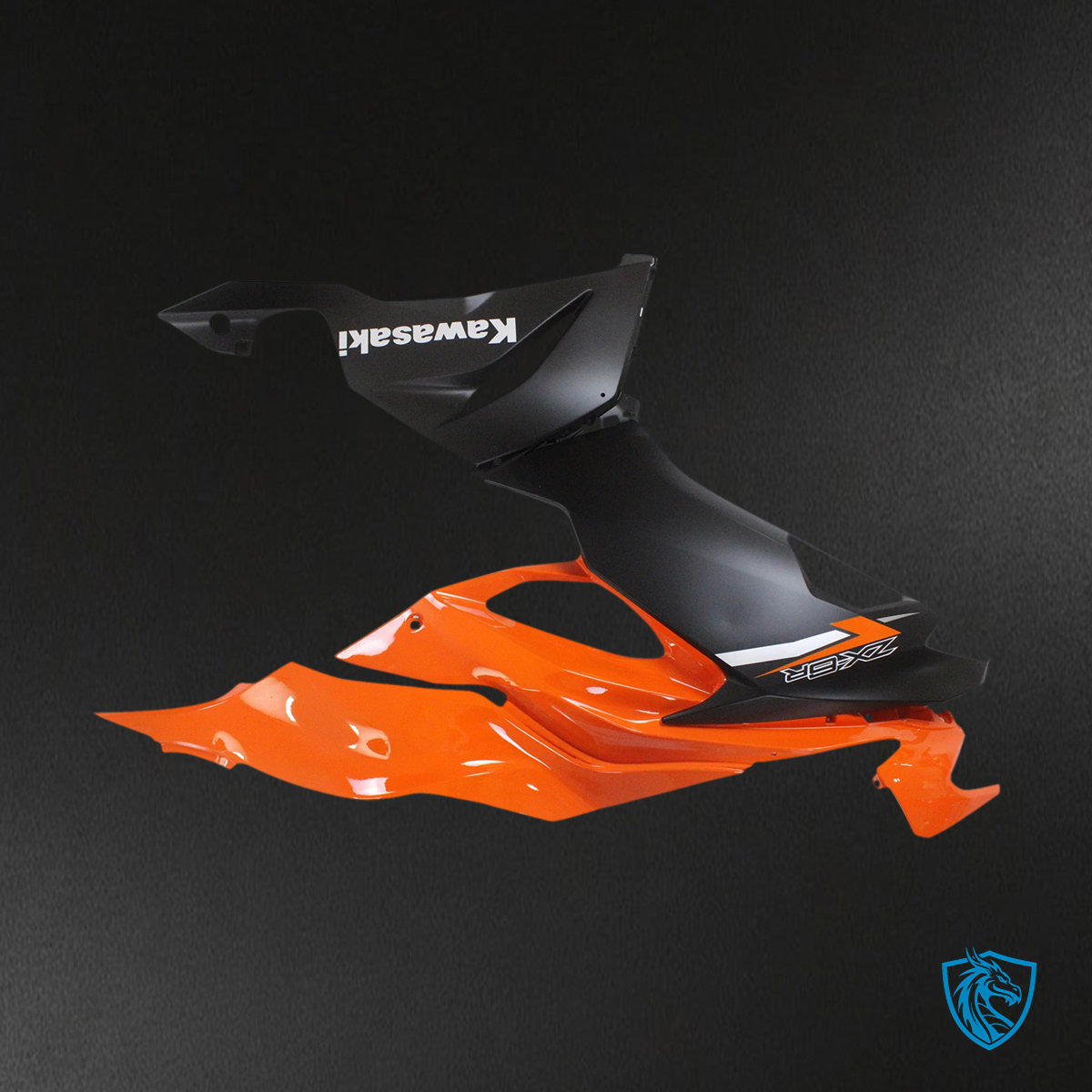 Kawasaki ZX6R (2019-2023) Black & Orange - Fairing Kit