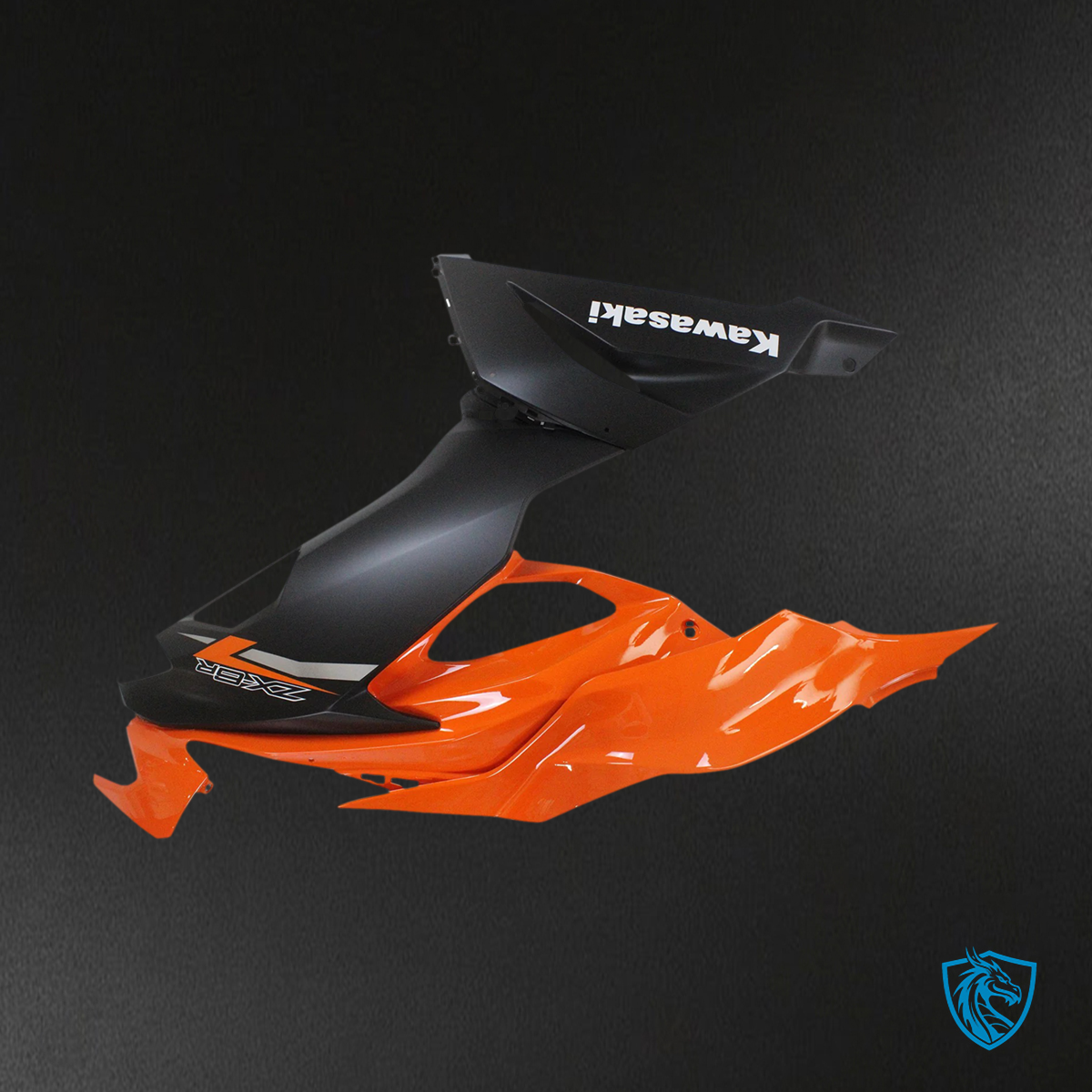 Kawasaki ZX6R (2019-2023) Black & Orange - Fairing Kit