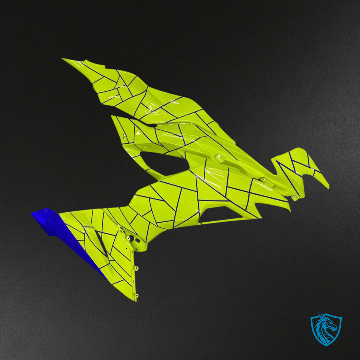 Kawasaki ZX6R (2019-2023) Blue & Yellow - Fairing Kit