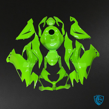 Kawasaki ZX6R (2019-2023) Bright Lime Green Fairing Kit - Aftermarket ABS Bodywork