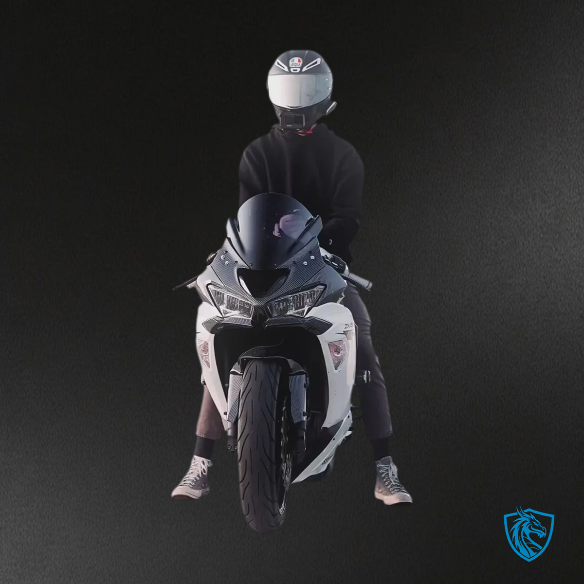 Kawasaki ZX6R (2019-2023) Carbon Fiber White - Fairing Kit