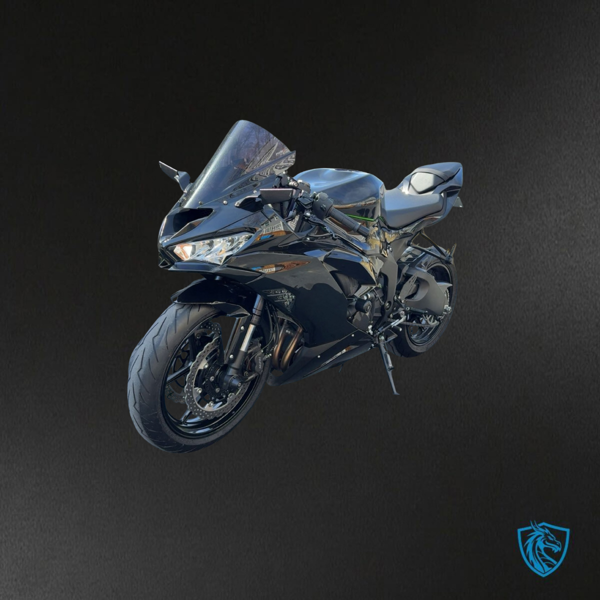 Kawasaki ZX6R (2019-2023) Gloss Black - Custom ABS Fairing Kit