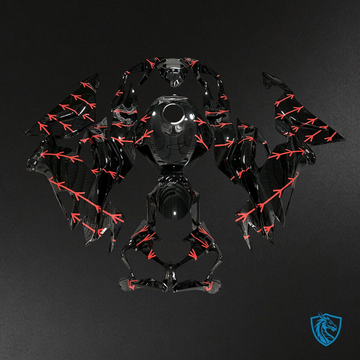 Kawasaki ZX6R (2019-2023) Gloss Black & Red Pattern ABS Bodywork - Fairings Kit