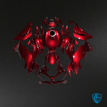 Kawasaki ZX6R (2019-2023) Gloss Candy Red - MERGEment Motorcycle Fairings Kit